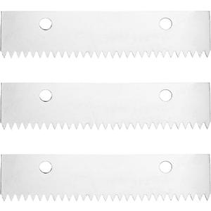 PATIKIL 3 Pcs Replacement Blades for Packing Tape Dispensers, 3.1 x 0.7inch 8072 Tape Dispenser Blade Carbon Steel for Home Office Warehouse Wrapping Packaging Mailing Shipping, Silver