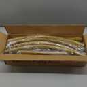 Vincidern 6.6 FT Wedding Arch Backdrop Stand for Parties, Balloon Arch Stand, Wedding Arches for Ceremony, Metal Arch Backdrop Stand for Bridal Baby Showers, Birthday Party Decoration Door Frame Gold