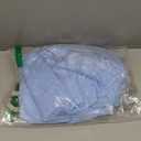 Baby Blue Backdrop Curtains with Lights String for Baby Shower Parties 2 Panels 5×10ft Sheer Tulle Backdrop Curtain Panels for Birthday Party Bridal Shower Photo Shoot Background Wall Decorations