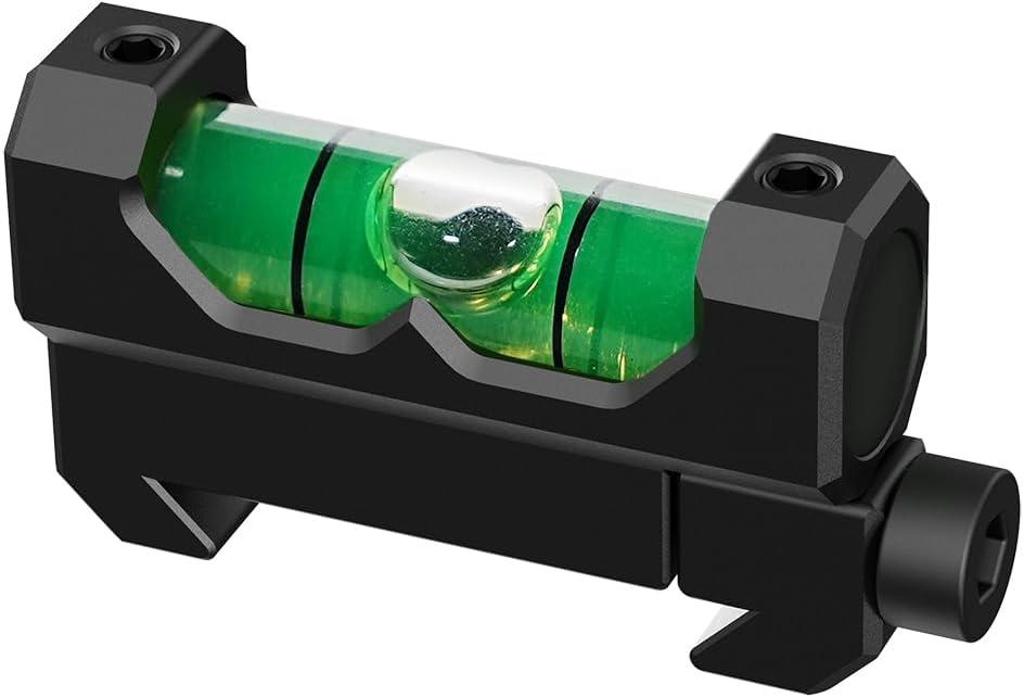 Slimline Picatinny Rail Anti-Cant Bubble Level - Compact One-Slot Design (Large)