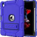Azzsy Case for iPad (A16) 11th Generation 11 Inch 2025 / iPad 10th Generation 10.9 Inch 2022, [Built-in Pencil Holder] Heavy Duty Shockproof Rugged Protective Case, Blue
