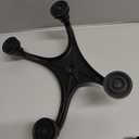 Rehand Quad Cane, Walking Cane with Ergonomic Handle Ever and Graceful 4-Pronged Base for Extra Stability, Adjustable Walking Sticks for Right or Left Handed Men & Women and Seniors (Black2)