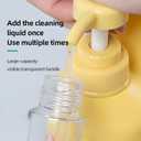 Dish Brush with Soap Dispenser with 2 PCS Brush Refills & Handle,Soap Dispensing Dish BrushesDish Soap Brush, Dish Wand with Soap Dispenser for Dishes, Pans, Sink, Pots