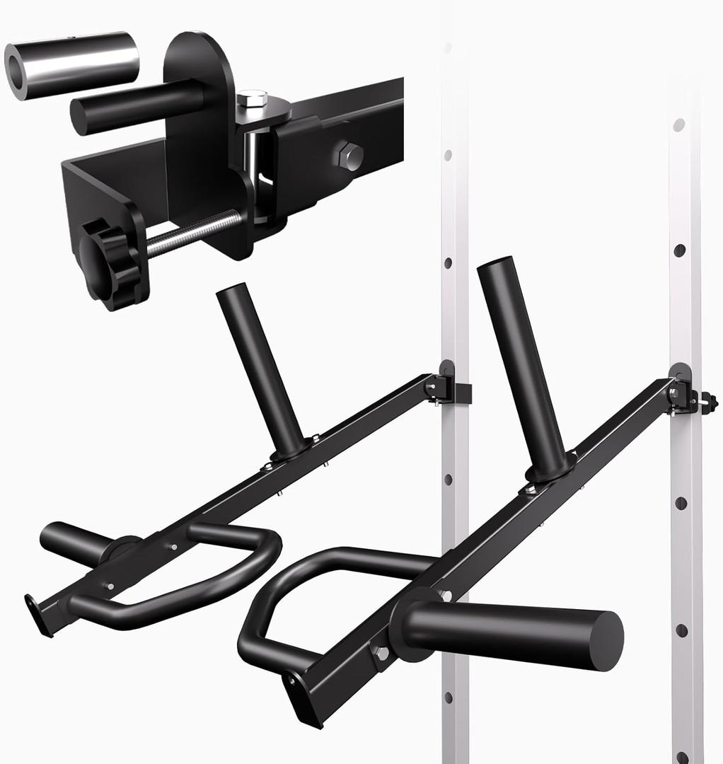 Heavy Duty Adjustable Jammer Arms for 2'' x 2'' Power Racks  650lb Capacity per Arm, Versatile Lever Arm Attachment for Gym, Belt Squats, Pushes, Deadlifts, Curls and More