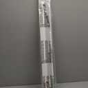 No Tools No Drill Cordless Blackout Cellular Shades White, 35" W x 64" H
