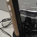 Electric Toothbrush with Water Flosser, Upgrade Flossing Toothbrush Combo with 3 Brush, 5 Floss Speeds& 3 Brush Modes, 500mL Tank, 30-Day Battery, for Adults & Teens, Gums, Braces-Black