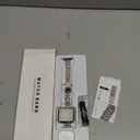 QUNDAXI Slim Watch Band Compatible with Apple Watch Metal Stainless Steel Watchband Suitable for iWatch, Size: 38mm 40mm 41mm Series 1-9/Se Women Luxury Strap