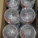 Bodum 12oz Pavina Double Wall Insulated Tumbler, High-Heat Borosilicate Glass, Set of 6, Clear