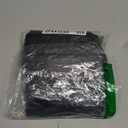 Vomgomfom 20 inch Drawstring Makeup Bag Open Flat,Waterproof Magic Cosmetic Pouch for Women (H-Black)