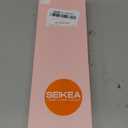 SEIKEA Hair Toppers for Women Real Human Hair, 10" Clip in Bangs Hand-tied Base 1.4 * 2.2inch Natural Realistic with Thinning Hair with Wispy Bangs White Blonde