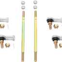 Tie Rod End Kit, Compatible With 2005-2013 Honda Foreman 500, 03-16 Honda Rincon 650/680, 01-14 Honda Foreman Rubicon 500, 93-00 Honda Fourtrax 300, Ball Joint Set, ATV UTV Part Accessories