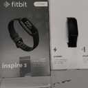 Fitbit Inspire 3 Health &-Fitness-Tracker with Stress Management, Workout Intensity, Sleep Tracking, 24/7 Heart Rate and more, Midnight Zen/Black One Size (S & L Bands Included)