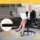 Heavy Duty Office Chair Mat for Carpet Floors & Desk Mat for Carpeted Floors - Clear Floor Protector with Extended Lip | Slip-Resistant, Easy Glide 36"x48" for Low/Flat Pile - Home, Office & Gaming