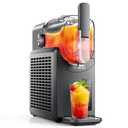 Slushie Machine No Ice Needed 88oz, Slushy Machine for Home with LED Display and 5 Preset Modes, Auto-Clean, Frozen Drink Maker Perfect for Margarita,Frappés, Cocktail Smoothie, Milkshake and More