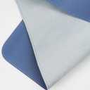 Desk Pad Mat - Leather Desk Pad Protector for Office and Home - Desk Organization and Accessories - Ideal for Large Mouse Pad and Desk Mats on Top of Desks(Grey Blue,31.5" x 15.7") (32" x 16")