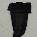 Foot Splint for Foot Support Comfortable Wrap and Drop Nighttime Orthosis for Plantar Rehabilitation Lightweight Design for Daytime Use (25x13x0.5cm, Black)