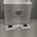 Davinci Lighting Renaissance Solar Outdoor Post Cap Lights - Includes Bases for 4x4 5x5 6x6 Posts - Bright LED Light - Pearl White (12 Pack)