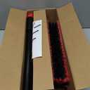 24" Push Broom Outdoor with 63" Long Handle and Stiff Bristles, Heavy Duty Outdoor Broom Brush for Workshop, Garage, Concrete, Patio and Deck Floor Sweeping