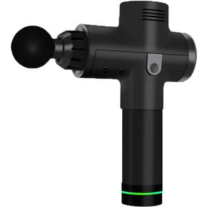 Massage Gun Deep Tissue Massager Fascia Massage Gun for Pain Relief Hand-Held Electric Muscle Massager 20 Levels of Adjustment and 4 Massage Heads (4 Colors are Optional) (Color : F)