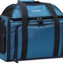FUKUMARU Expandable Pet Carrier for Cat, 18x11x11 Large Cat Carrier Soft, Collapsible Airline Approved Dog Carrier, Ventilate Cat Travel Carrier with Durable Mesh, Escape-Proof Small Dog Carrier, Blue