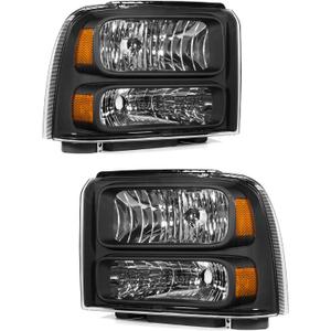 for 2005-2007 Ford F250 Headlights Size: 05-07