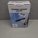 Window Vacuum Squeegee Cordless, Electric Window Cleaner Tool with Water Collection Tank, Window Cleaning Kit Shower Squeegee for Glass Doors, Windows, Mirrors, Car (White)