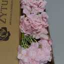 ZYTUYO Pink Hydrangea Artificial Flower 3 PCS 21in Real Touch Large Hand Feel Moisturizing Latex Flower Head with Long Stem for Wedding Decor Home Floral Arrangement Table Centerpieces
