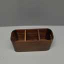 Silverware Holder, Acacia Wood Utensil Holder for Party, Silverware Organizer Countertop, Picnic Caddy for Party, Countertop, Camping