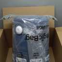 Bedsure Comforter Set Queen Size - Cotton Fabric with Microfiber Inner Fill, Denim Blue Soft Bed Set for All Seasons, 3 Pieces, 1 Comforter (90" x 90") and 2 Pillow Cases (20" x 26")