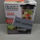 BLACK+DECKER PowerCrush Multi-Function Blender with 6-Cup Glass Jar, 4 Speed Settings, Silver