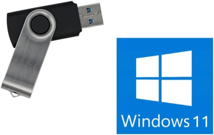 Bootable USB Drive for Windows 11  NO TPM Requirement - 8GB USB Installer for Setup & Recovery  UEFI/Legacy Compatible