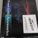 Grill Lights for Jeep Wrangler JL JLU Front Bumper Grille LED Running Marker Lamp Accessories (Amber, 2024-2025)