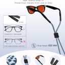 2 x 3 Pack Eye Glasses Strap Sunglasses Eyeglasses Holder for Men Women Kid Eyewear Rope String Keeper Lanyard Retainer (Black & Blue & Green)