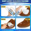 Suede Cleaner Kit for Shoes, 200ml Foam Shoe Cleaner with Brush and Towel, Deep Cleans Suede, Nubuck, Boots, Sneakers, Removes Stains, Dirt and Water Marks Safely (200ml)