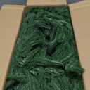 Hananona 2 Pcs 9 Ft Artificial Norfolk Pine Garlands, Real Touch Winter Pine Garland, Green Artificial Greenery Garland for Table, Mantle, Wall, Indoor, Outdoor Christmas Decorations (2, 9 Ft)