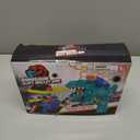 Dinosaur Toy Guns for Toddlers 3-8 Years Old, Idea Gift for Boys Birthday Valentines Easter Christmas Stocking Stuffers, Dino Blaster for Kids with 30 Foam Darts Compatible with Nerf, 2 Pack (Green)