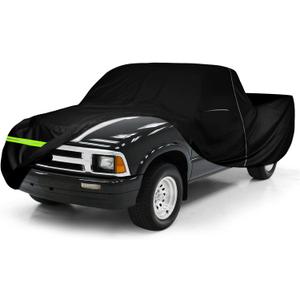 Waterproof Car Cover Compatible with Chevrolet S10/GMC S15/Sonoma Regular Cab 6ft Short Bed Accessories 1994-2004, 210T All Weather Car Covers with Inner Cotton for Dust Snow Rain Hail Protection