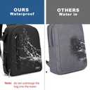 Cwatcun Camera Backpack Bag Professional for SLR DSLR Mirrorless Camera Waterproof Camera Case Compatible with Sony Canon Nikon Camera and Lens Tripod Accessories ( Small Black)