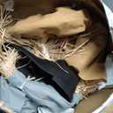 Spirit Halloween 4.5 Ft Scary Sitting Scarecrow Animatronic | Decorations | Animated | Pop-up Motion | Scarecrow Prop