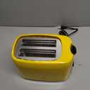 iSiLER 2 Slice Toaster with 1.3 Inches Wide Slot, 7 Browning Settings, Double Side Baking, Removable Crumb Tray, Defrost Reheat Cancel Function, Yellow