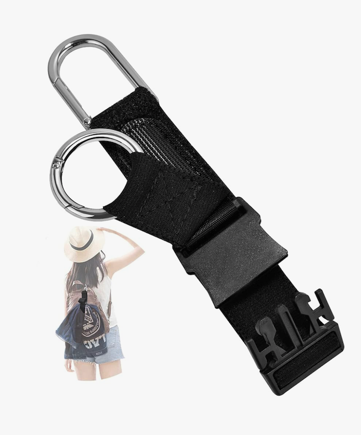 ZINZ Elastic Jacket Gripper Travel Strap with D-Ring Hooks and Buckle, Suitcase Straps Belts Travel Accessories, Makes Your Hands Free