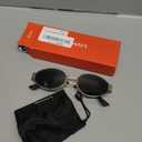 livho 2025 Trendy Oval Sunglasses - Stylish Polarized Shades for Everyday - Retro Metal Frames