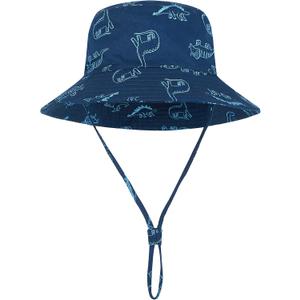 4 x Baby Sun Hat Toddler Bucket Hats Summer Sun Protective Kids Beach Hats Wide Brim Outdoor Camping Hat for Boys Girls