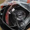 IRIS USA Desk Fan, Air Circulator, 3 Speeds, 52ft Max Air Distance, 360 Adjustable Tilt, 30 db Quiet Motor, Fan for Bedroom, Office, Dorm, Medium, Black, Small Standard