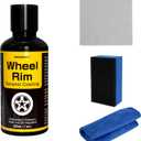 NADAMOO Wheel Rim Ceramic Coating 30mlHydrophobic Protection Gloss Finish Water and Dirt Repellent for Car Wheel - Self Cleaning - Repels Brake Dust - Deeper Shine