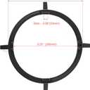 Wok Ring, Wok Support Ring Gas Stove Parts Compatible with GE Stove Cast Iron Burner Grate Stand W10216179 Whirlpool Kitchenaid Samsung Bosch Jenn Air Kitchen 7 Inch Stove Accessories