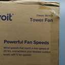 LEVOIT Tower Fan for Bedroom, 90 Oscillating Standing Fan with 28dB Quiet for Sleep, 25ft/s Velocity, 12H Timer, 5 Speeds 4 Modes, Remoter, Bladeless Room Fan for Home, Office, Indoor, 36 inch, White