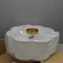 Modern Drum Semi Flush Mount Ceiling Light 17.71" Modern 3-Lights Gold Drum Ceiling Lighting Fixture Vintage Linen Ceiling Lamp for Laundry Room, Kitchen, Basement, Bedroom