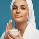 Houseables Lotion Jars, Lotion Container, Cosmetic Jars with Lids, Body Butter Containers, Travel Pots for Creams, Makeup, Moisturizer, Storage, Refillable, Empty, Small, Plastic, White, 4 OZ, 12 PK