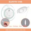 Replacement Tubing Compatible with Elvie Stride, Breast Pump Tubing with Tube Connectors Replacement Parts for Elvie Stride, BPA-Free, Easy to Clean (4Pack Connectors and 6Pack Tubing)